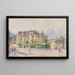 Villa am Tor von Meidling in Richtung Schlosspark Schönbrunn - Ludwig Hans Fischer — gerahmtes Bild an der Wand
