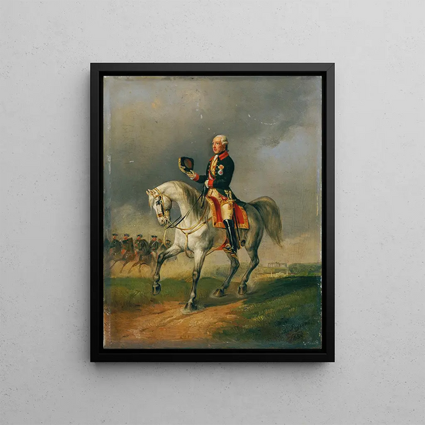 Ludwig Johann Passini - Kaiser Joseph II reitend.webp