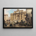 La Fontaine de Trevi à Rome - Ludwig Johann Passini — gerahmtes Bild an der Wand