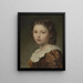 Portrait einer jungen Frau - Ludwig Knaus — gerahmtes Bild an der Wand