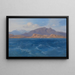 Vue sur le Parnasse avec les ruines de Krissa - Ludwig Lange — gerahmtes Bild an der Wand