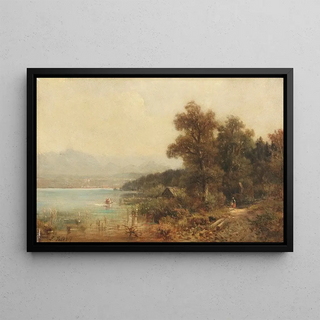 Ludwig Sckell - Oberbayrische Seelandschaft.webp