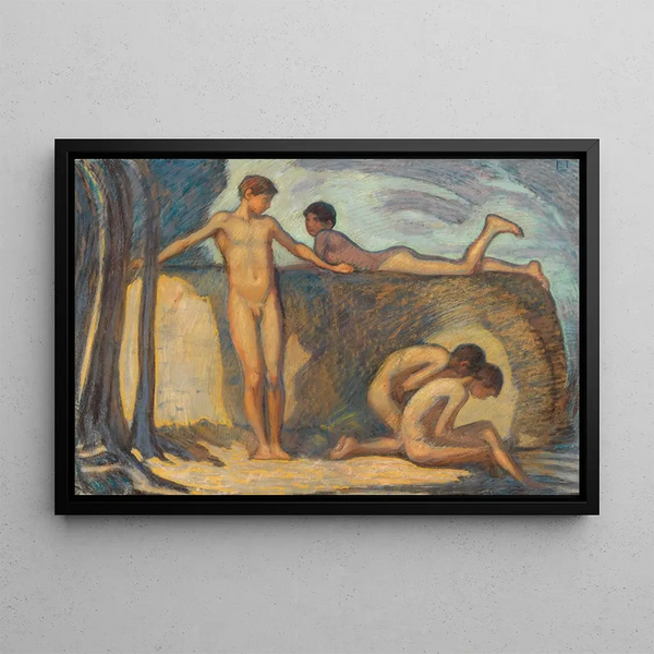 Ludwig von Hofmann - Badende Knaben.webp