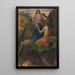 Frauen mit Kind in einer arkadischen Landschaft - Ludwig von Hofmann — gerahmtes Bild an der Wand
