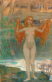 Junge Frau am Seeufer - Ludwig von Hofmann — Ansicht des Kunstwerks