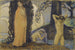 Zwei Frauen und ein junger Mann beim Baden - Ludwig von Hofmann — Ansicht des Kunstwerks
