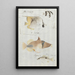 Vier Fische - Luigi Balugani — gerahmtes Bild an der Wand