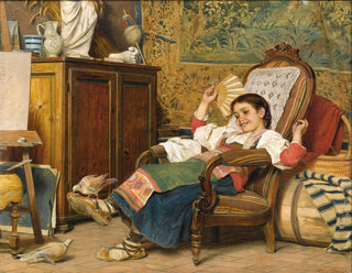 Luigi Bechi - Die Haustauben.webp