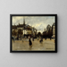 Der Boulevard du Palais vom Place Saint-Michel gesehen - Luigi Loir — gerahmtes Bild an der Wand