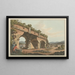 Partie de la Grande Galerie du Temple de Diane - Luigi Mayer — gerahmtes Bild an der Wand