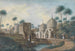 Gräber großer arabischer Heiligenszene in der Nähe von Rosetta, Ägypten - Luigi Mayer — Ansicht des Kunstwerks
