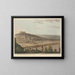 Ansichten von Jerusalem vom Ölberg - Luigi Mayer — gerahmtes Bild an der Wand