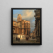 Venedig, Blick auf die Kirche San Rocco - Luigi Querena — gerahmtes Bild an der Wand