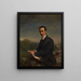 The Painter Alexandre Calame - Luigi Rubio — gerahmtes Bild an der Wand