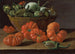 Naturstillleben mit Tomaten, einer Schüssel Auberginen und Zwiebeln - Luis Meléndez — Ansicht des Kunstwerks