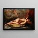Nu allongé - Luis Ricardo Falero — gerahmtes Bild an der Wand