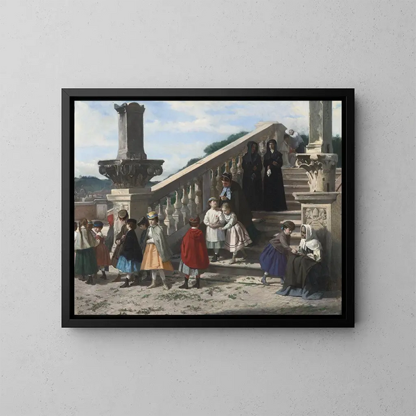 Sonntagsausflug - Luis Álvarez Catalá — gerahmtes Bild an der Wand