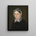 Karoline Knöpfle von Günzburg, Schwester von Crescentia Kirner - Lukas Kirner — gerahmtes Bild an der Wand