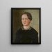Portrait von Frau Wenz - Lukas Kirner — gerahmtes Bild an der Wand