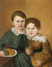 Portrait von zwei Kindern: zwei Brüder - Lukas Kirner — Ansicht des Kunstwerks