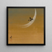 zunehmender Mond - Shibata Zeshin — gerahmtes Bild an der Wand
