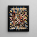Couette folle Amish - Lydia Beachy — gerahmtes Bild an der Wand