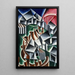 Birsk - Lioubov Popova — gerahmtes Bild an der Wand