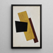 Komposition - Lioubov Popova — gerahmtes Bild an der Wand