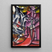 Ohne Titel - Lioubov Popova — gerahmtes Bild an der Wand