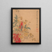 Pflaumen aus Wachs und Nandina - Ma Yuanyu — gerahmtes Bild an der Wand