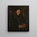 Portrait de Johannes Colmannus recteur du couvent de Sainte-Agathe à Delft - Maarten van Heemskerck — gerahmtes Bild an der Wand