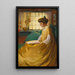 Repos de l'après-midi - Mabel May Woodward — gerahmtes Bild an der Wand