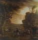 Macbeth und Banquo mit den drei Hexen - John Wootton — Ansicht des Kunstwerks