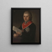 Portrait eines Geistlichen - Maciej Topolski — gerahmtes Bild an der Wand