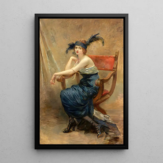 MadeleineJeanne Lemaire - Femme assise dans un fauteuil Dagobert.webp