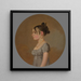 Mademoiselle Schaum - Jacob Eichholtz — gerahmtes Bild an der Wand