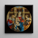 Madone und Kind mit einem männlichen Heiligen, Katharina von Alexandria, und einem Spender - Michelangelo di Pietro Membrini — Wandpräsentation des Kunstwerks
