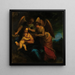 Madone und Kind umgeben von Engeln - Hans Rottenhammer — gerahmtes Bild an der Wand