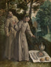 Saint Didaque findet eine wundersame Mahlzeit - Maerten de Vos — Ansicht des Kunstwerks