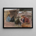 Fischer am Meer - Magnus Enckell — gerahmtes Bild an der Wand
