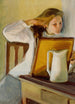 Junge Frau beim Frisieren - Magnus Enckell — Ansicht des Kunstwerks