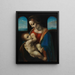 Kopie der Madonna Litta nach Leonardo da Vinci - Magnus Enckell — gerahmtes Bild an der Wand