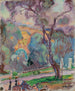 Blick auf den Park von San Remo - Magnus Enckell — Ansicht des Kunstwerks