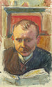 Portrait von Edvard Richter - Magnus Enckell — Ansicht des Kunstwerks