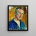 Selbstporträt - Magnus Enckell — gerahmtes Bild an der Wand