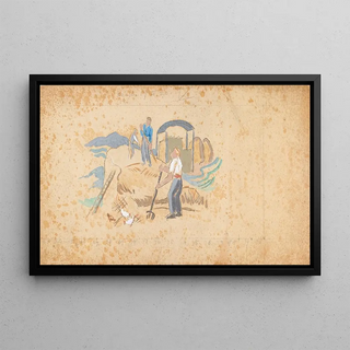 Mainie Jellett - Farmers Haymaking.webp