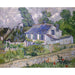Reproduktion des Gemäldes Haus in Auvers - Vincent van Gogh