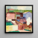 Maisons Huser - Albert Müller — gerahmtes Bild an der Wand
