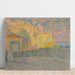 Reproduktion des Gemäldes Häuser am Sonnenlicht, Villefranche-sur-Mer - Henri Le Sidaner
