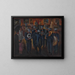Orchestre des orphelins de Harlem - Malvin Gray Johnson — gerahmtes Bild an der Wand